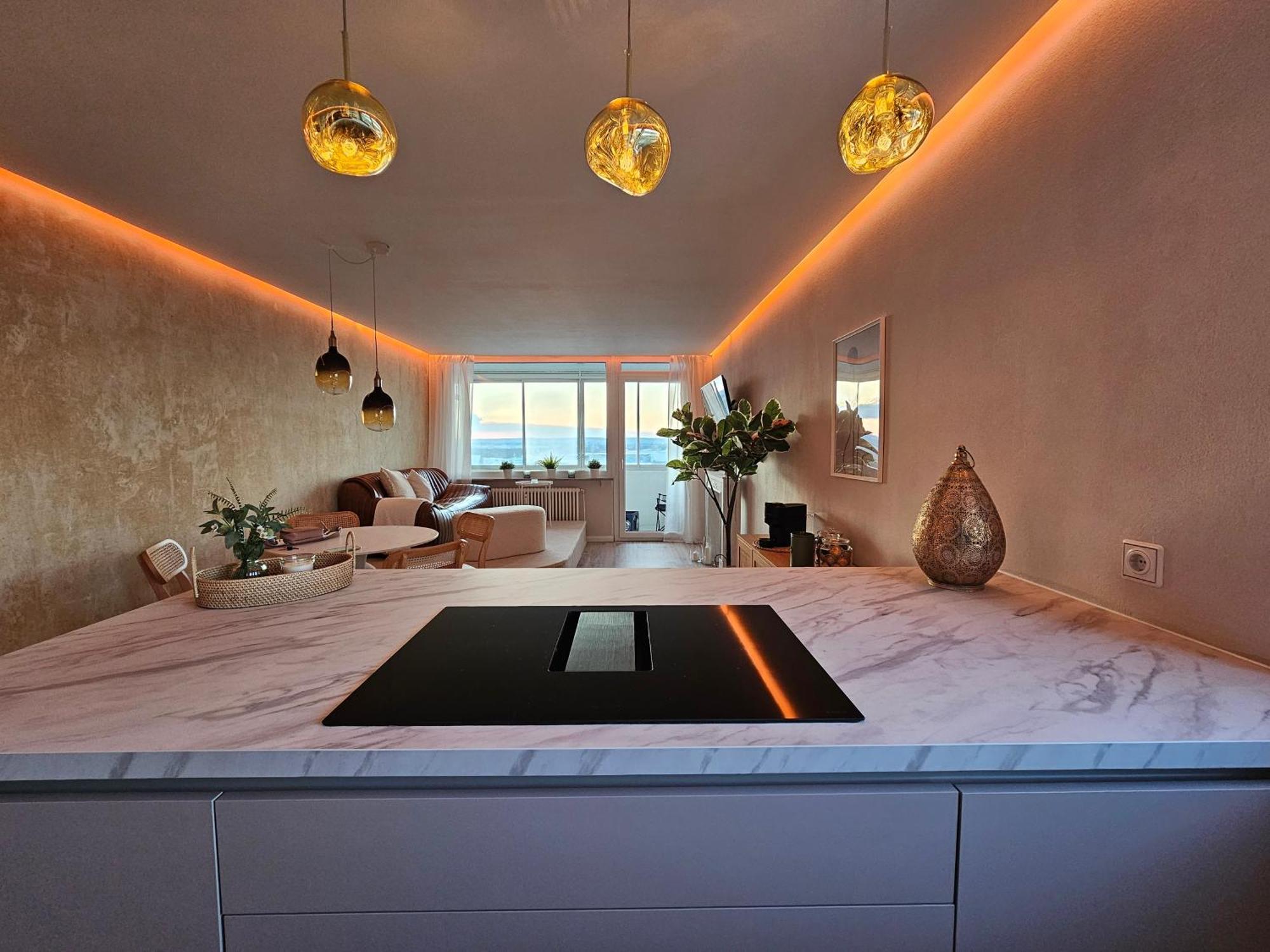 Stylische Sunset-Wohnung Augsburg Eksteriør bilde